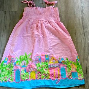 Lilly Pulitzer Pink and Blue Kids Dress